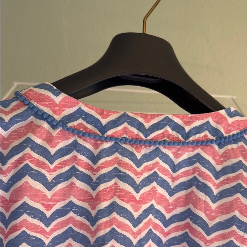 Chevron whale Vinyard Vines size L Girls tunic coverup (B17) - Picture 6 of 6